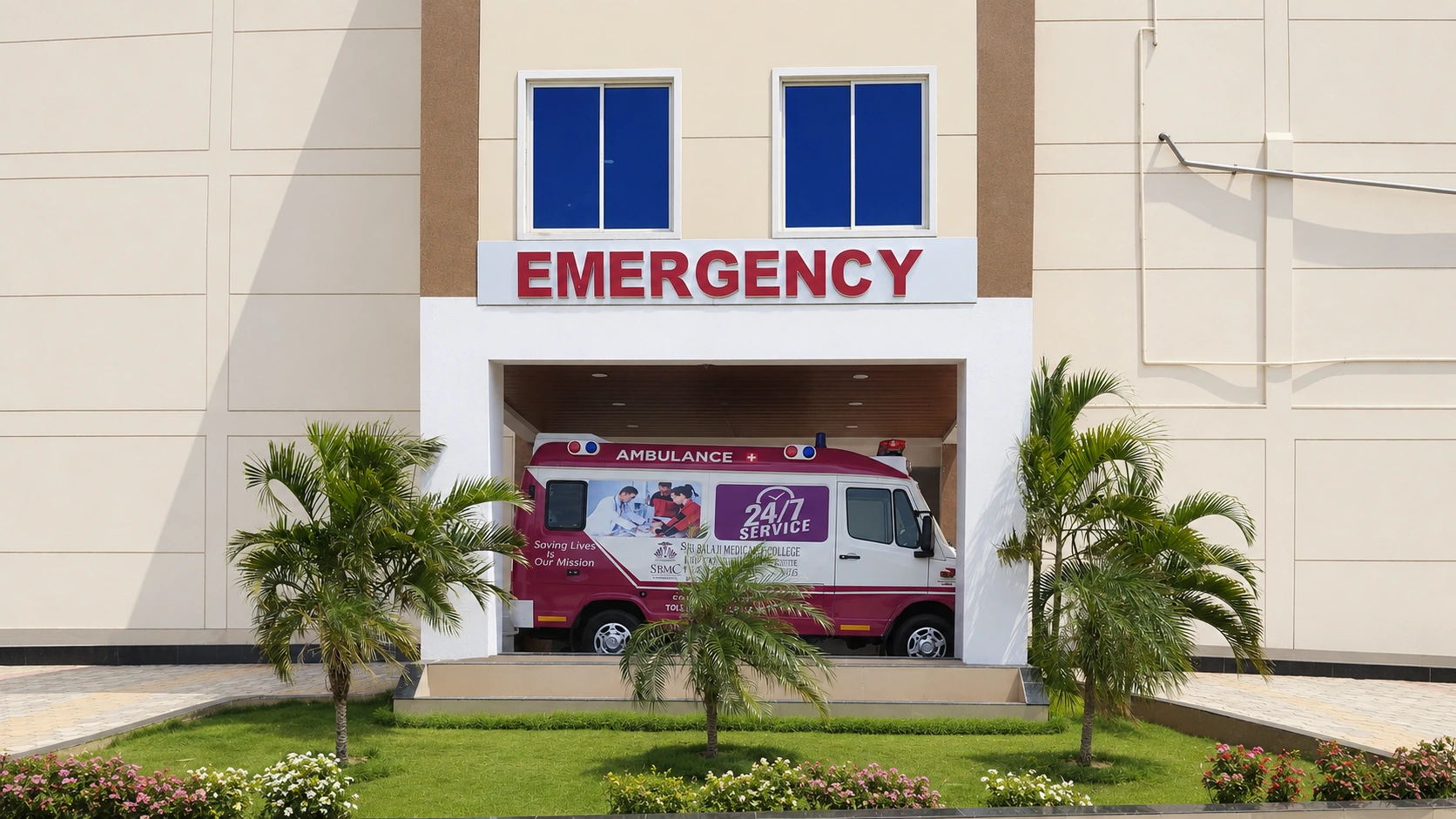SBMCH Emergency department entrance